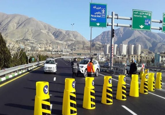 جاده تهران-چالوس تا پایان وقت امروز باز می‌شود 